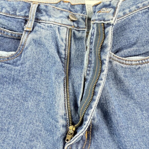 Vintage 90s Bill Blass High-Rise Tapered Leg Jeans Women’s Size 14 – 100% Cotton - Picture 4 of 13